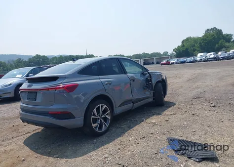 2023 Audi Q4 Sportback E-Tron Premium 50 Quattro z USA, uszkodzony, nr VIN WA122BFZ4PP030618